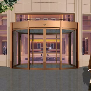 圓弧型自動門03